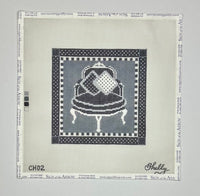 French Settee with Pillows