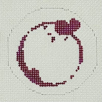 Red Wine Ring Coaster