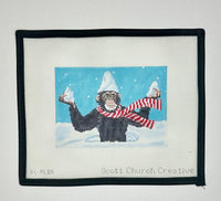 Snowy Chimp
