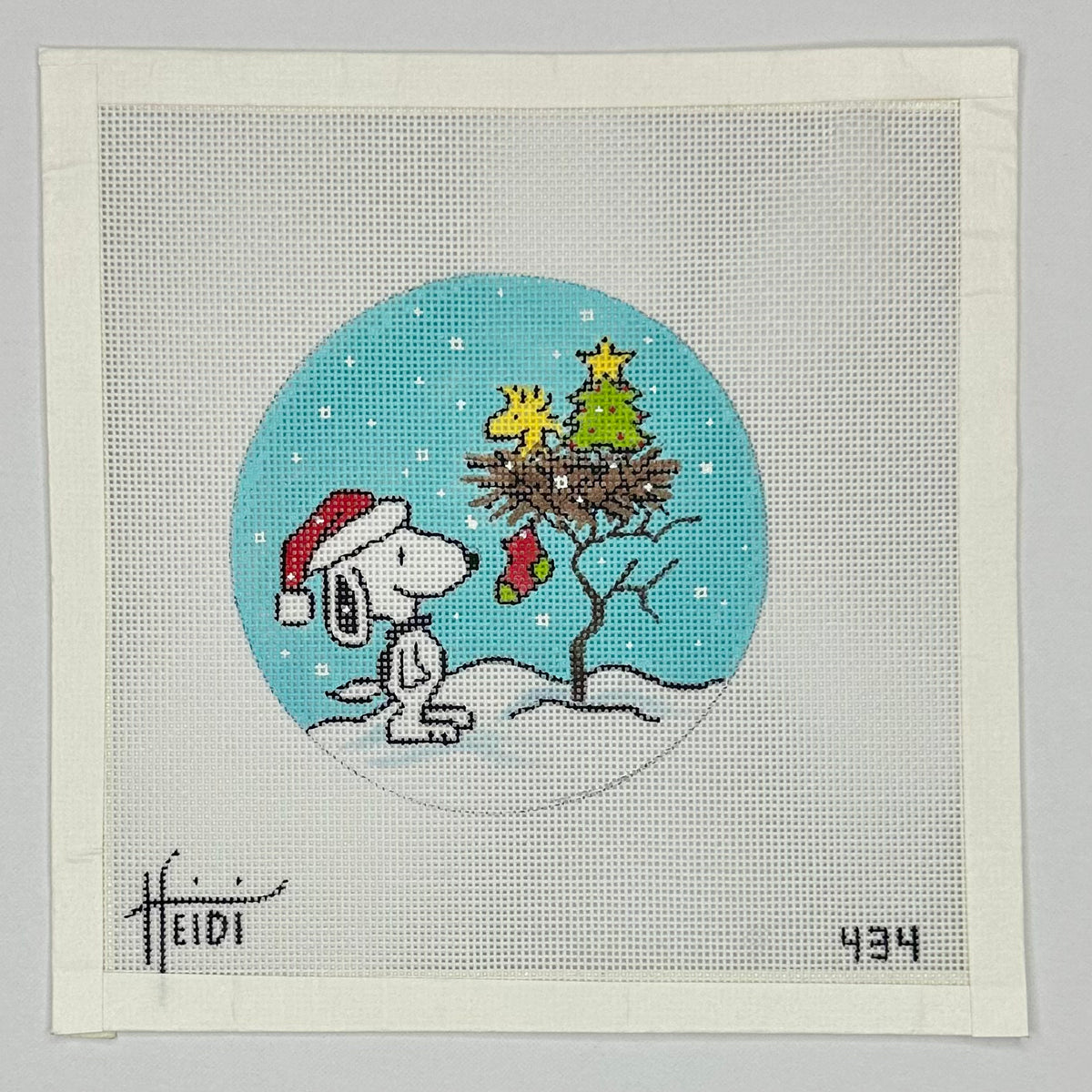 Woodstock Christmas Nest Needlepoint Destashing