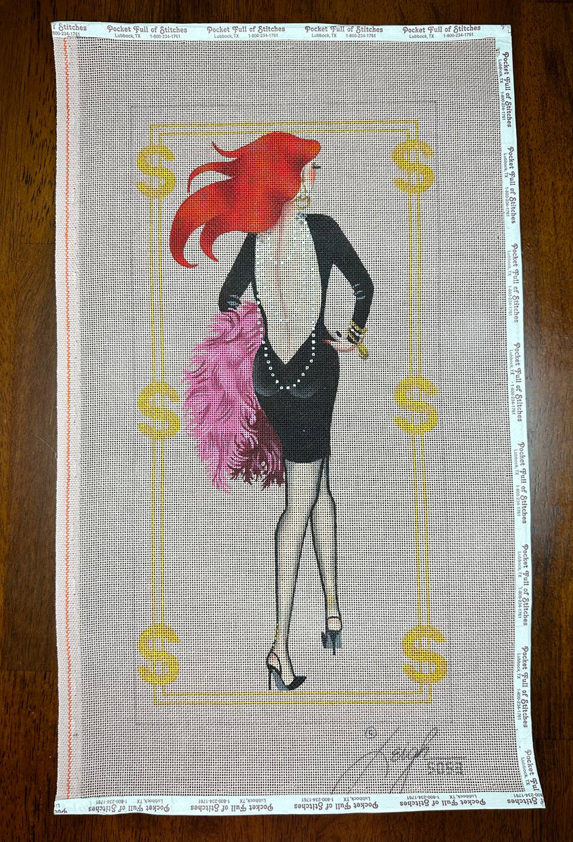 Las Vegas (Gold Diggers) Needlepoint Destashing