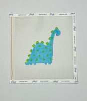 Dotted Dinosaur with stitch guide