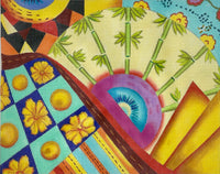 Remembering Kyoto #3 Bamboo Fan