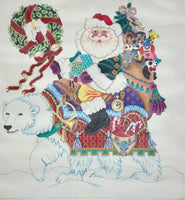 Large Santa on Polar Bear