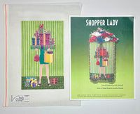 Shopper Lady with stitch guide