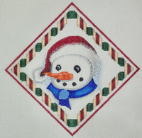 Snowman with stitch guide