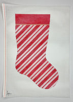 Red/White Striped Stocking