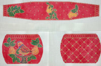 3 Piece Christmas Partridge Purse