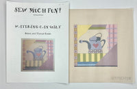 Watering Can Quilt with stitch guide