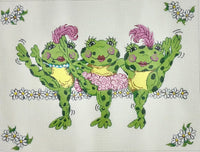 Three Dancing Frogs