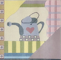 Watering Can Quilt with stitch guide