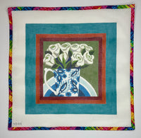 White Rose Coffee Cup