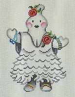 Ghost Girl with Ruffled Dress