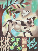 Cow in the Garden