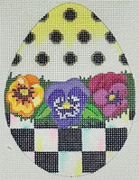 Black & White Egg-Pansies