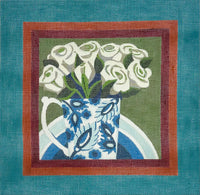 White Rose Coffee Cup