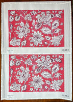 Red Denim Floral Isabel's Backpack