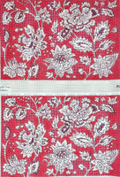 Red Denim Floral Isabel's Backpack