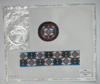 Southwest Round Hinged Box with Hardware