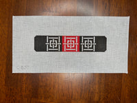 Black Lattice Cuff / Napkin Ring / Bookmark / Key Fob