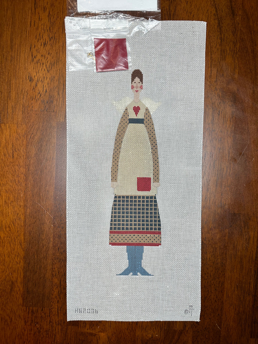 Stitching Angel with stitch guide Needlepoint Destashing