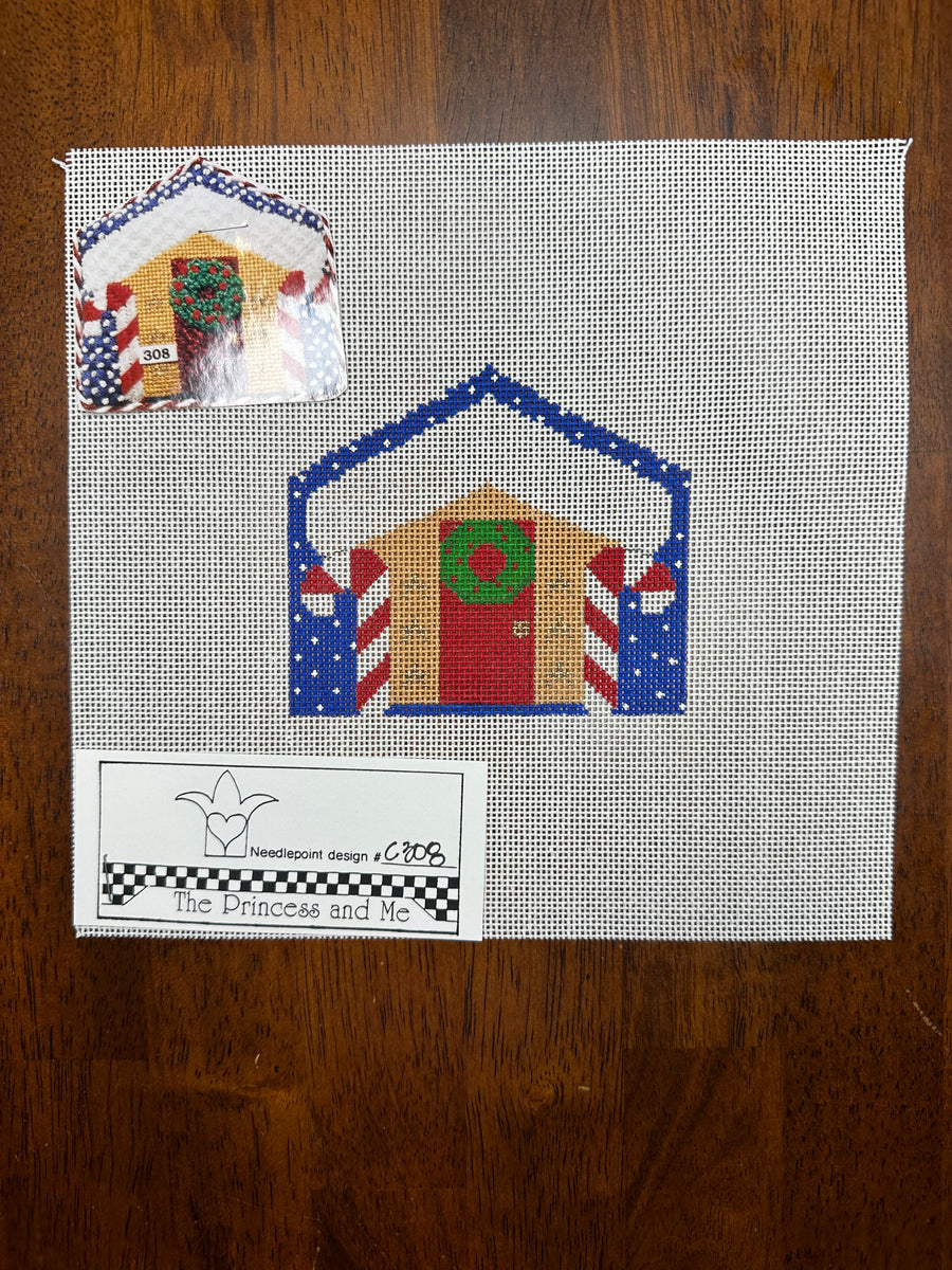 Gretel's House with stitch guide Needlepoint Destashing