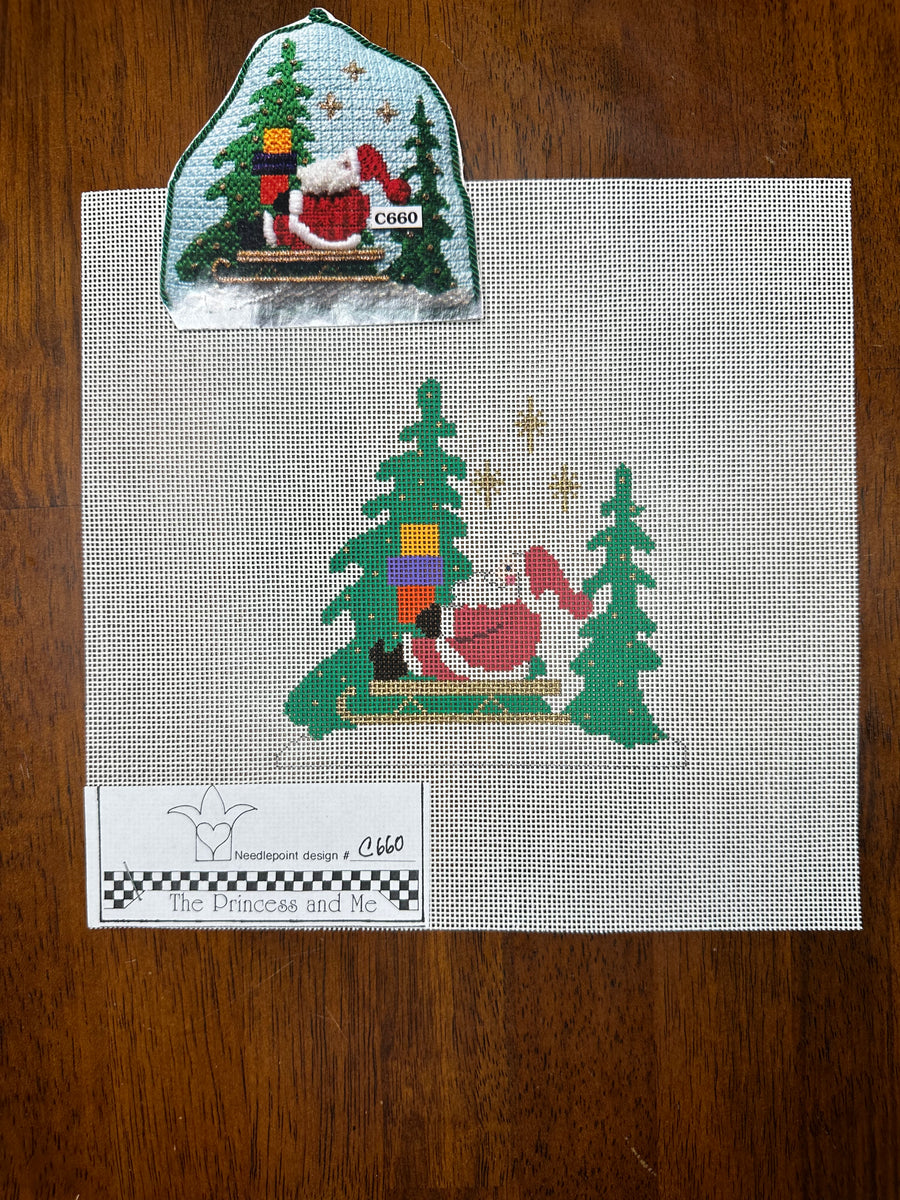 I Deliver with stitch guide Needlepoint Destashing