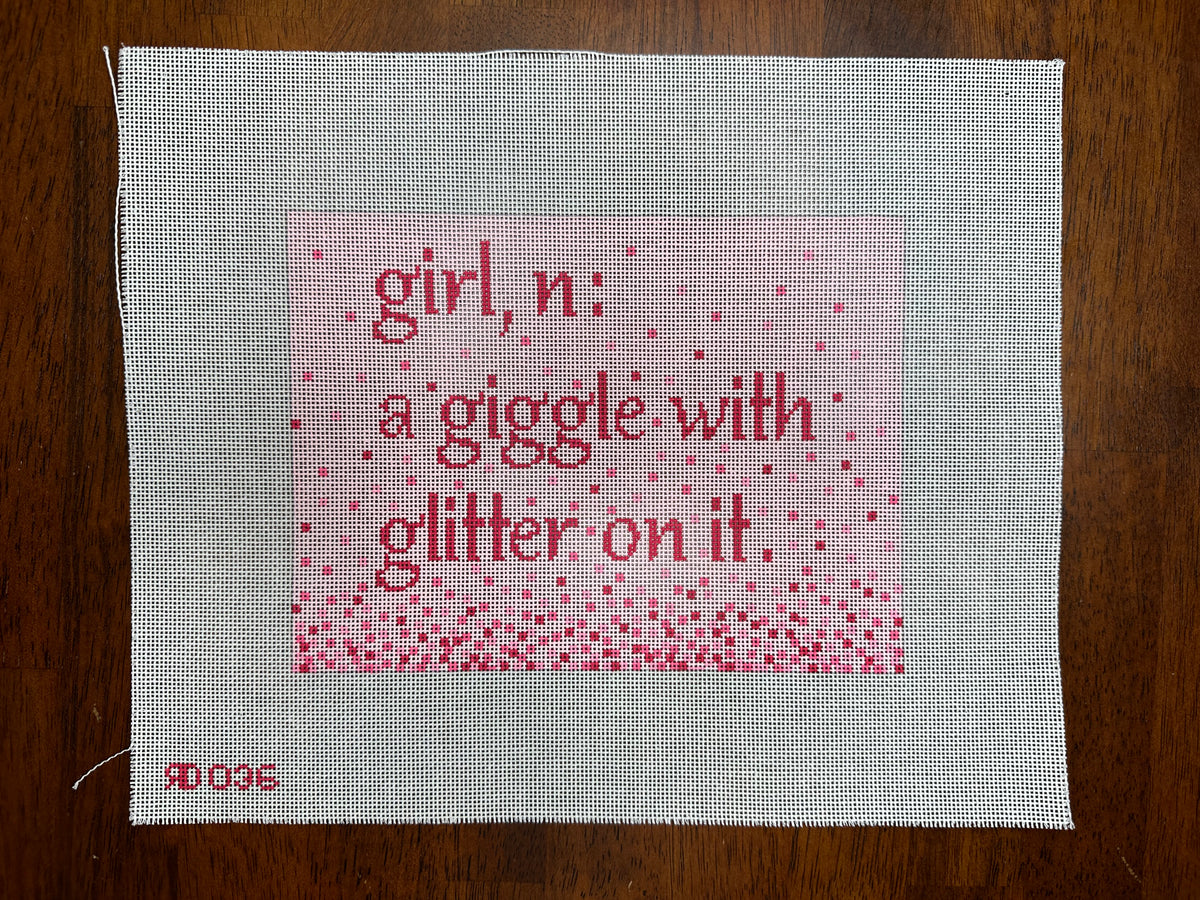 Girl Definition Needlepoint Destashing