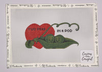 Vintage Valentine Two Peas in a Pod