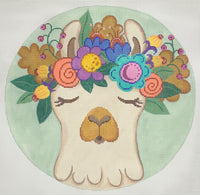 Llama Circle with Headress
