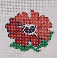 Coral and Red Poppy