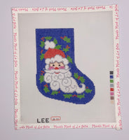 Santa Face & Holly Mini Sock