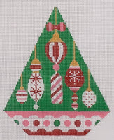 Crimson Ornaments Tree
