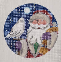 Forest Santa Ornament