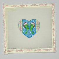 Seahorse/Plaid Heart