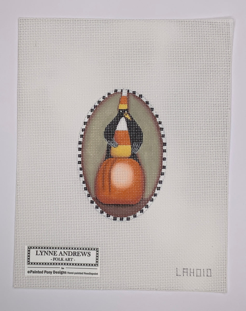 Candy Corn Crow | Needlepoint Destashing