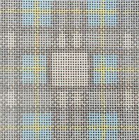 Preppy Plaid Square - Blue/Gray