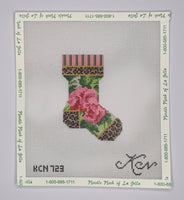 Leopard & Rose Micro Sock