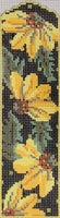 Yellow Echinacea Bookmark with tassel