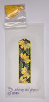 Yellow Echinacea Bookmark with tassel