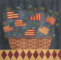 Shaker Basket with stitch guide