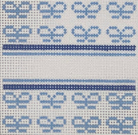 Blue Bows Monogram Insert