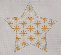 Lisa's Star - Gold Ornament