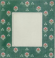 Green Flowers Frame