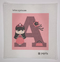 Letter A Princess (print)