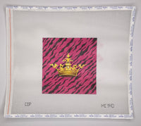 Crown on Pink Animal Print