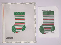 Mini Sock with stitch guide