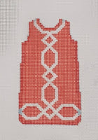 Lattice Trim On Coral Mini Shift