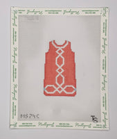 Lattice Trim On Coral Mini Shift