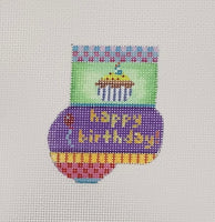 Happy Birthday Munchkin Sock